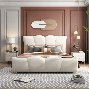 Giường Ngủ Bọc Nệm Hiện Đại Phong Cách Bắc Âu Nội Thất Greenfurni EGR-055