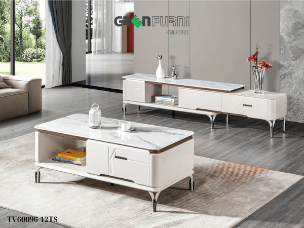 Bàn trà sofa mặt đá nhập khẩu GR0096-2432