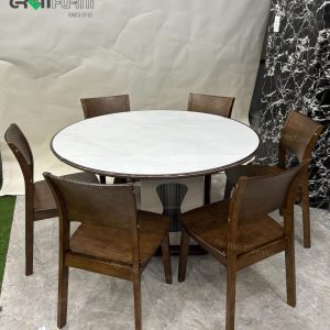 Bộ bàn ăn hiện đại nội thất Greenfurni GR005B-2442