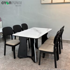 Bộ bàn ăn hiện đại nội thất Greenfurni GR831-2442