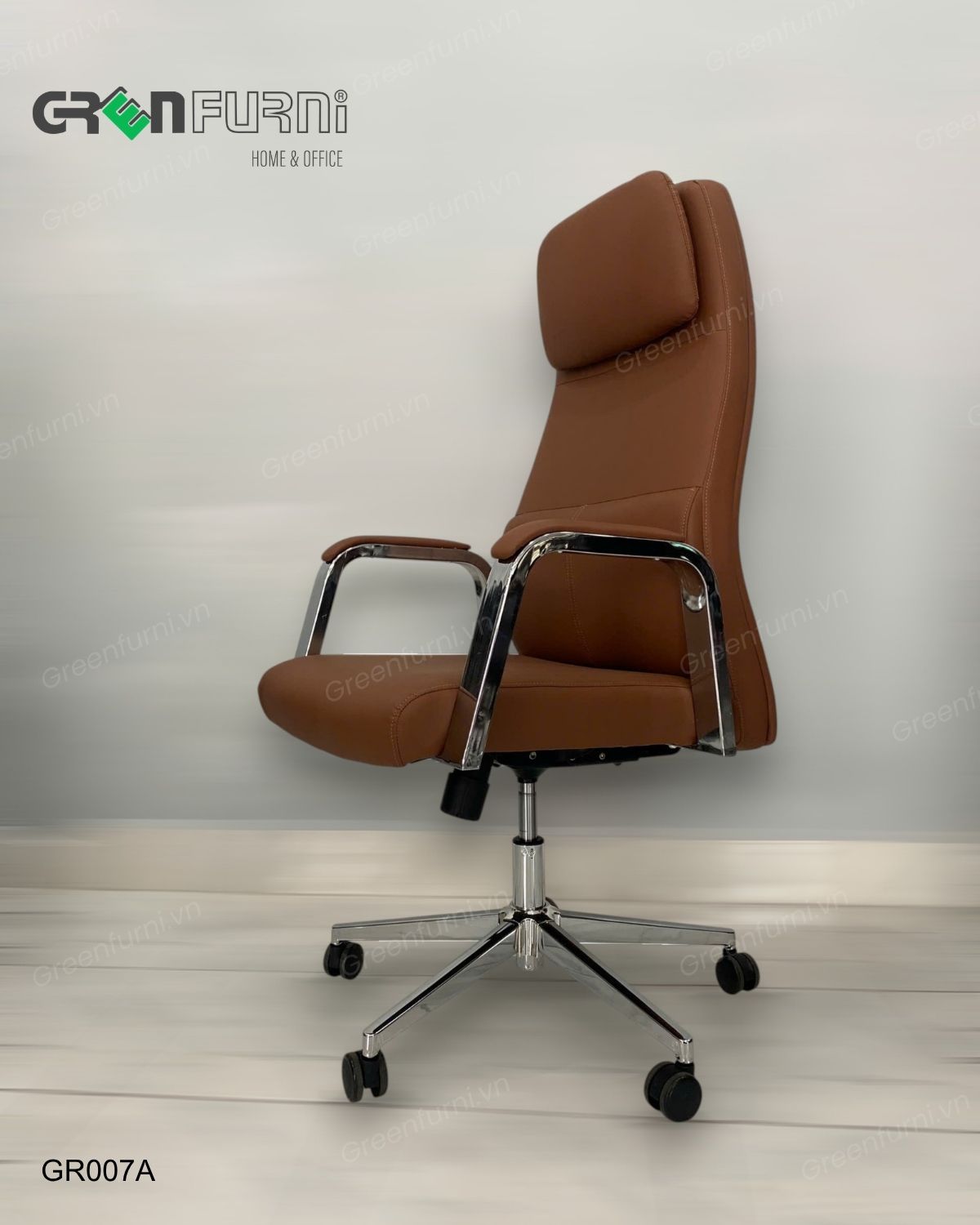 Ghế da văn phòng nhập khẩu nội thất Greenfurni GR007A
