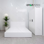 Giường ngủ gỗ hiện đại có hộc kéo HLG-405