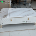 Set bàn trà kệ tivi mặt đá nhập khẩu GR 920-T