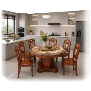 Bộ bàn ăn Doha – nội thất phòng ăn