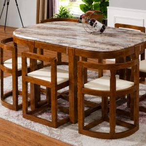 Bàn ăn tròn TD60005-N – nội thất phòng ăn