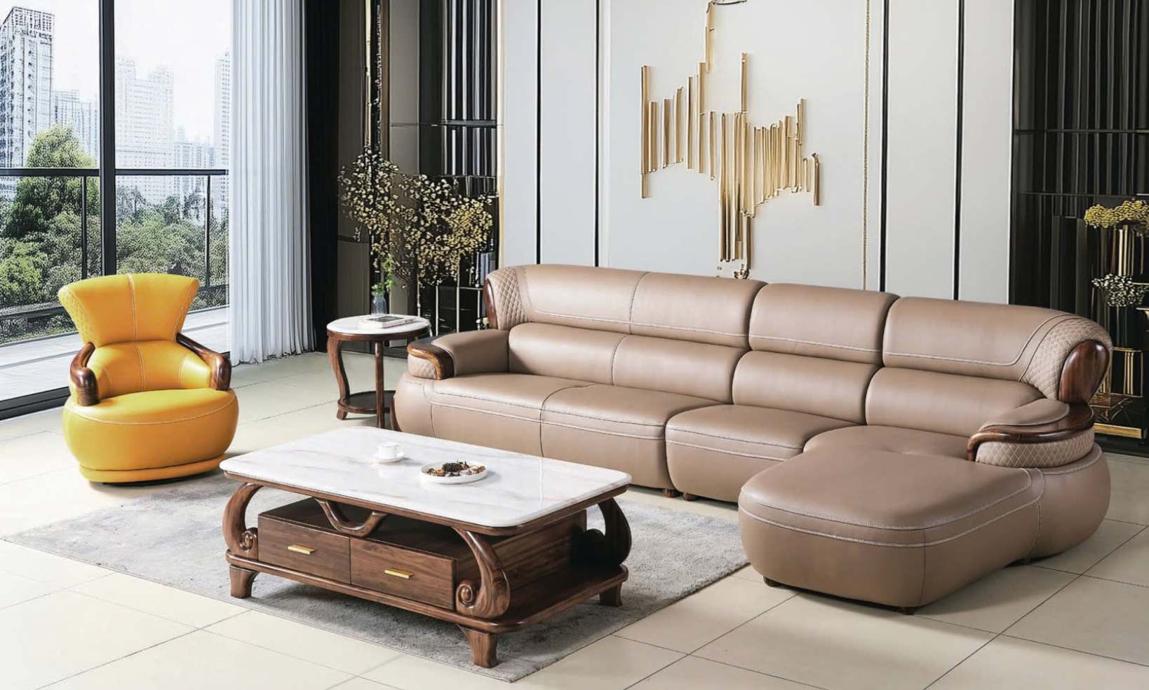 Sofa MS6696 – nội thất phòng khách