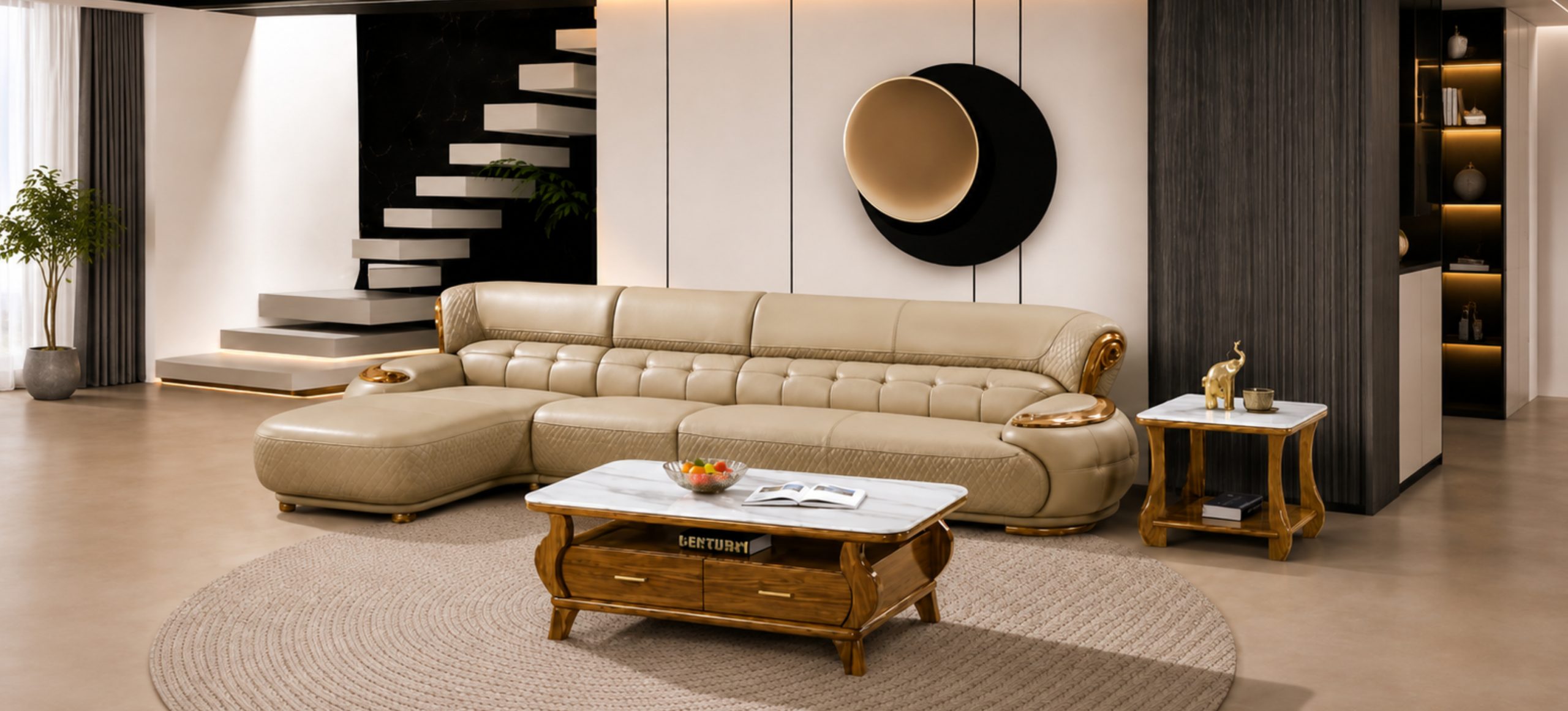 Sofa MS212D – nội thất phòng khách