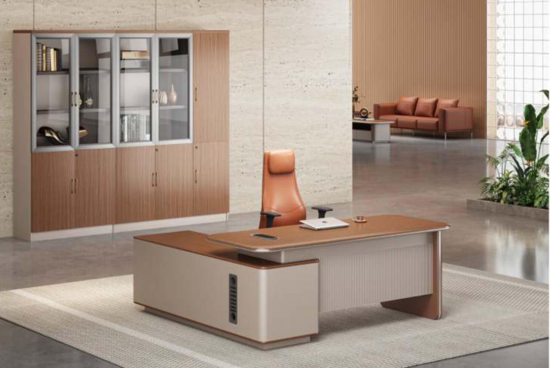 Bàn giám đốc DE30161-16 – nội thất văn phòng