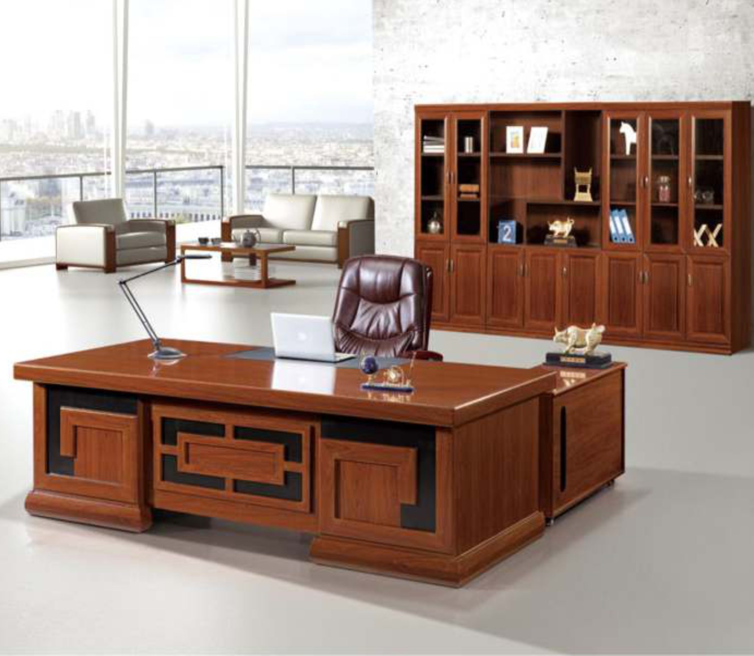 Bàn giám đốc DE10297-24 – nội thất văn phòng
