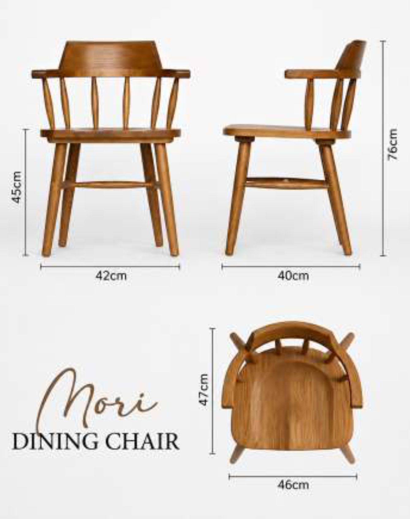 Bộ bàn ghế Nhật VGN-MORI – nội thất phòng ăn